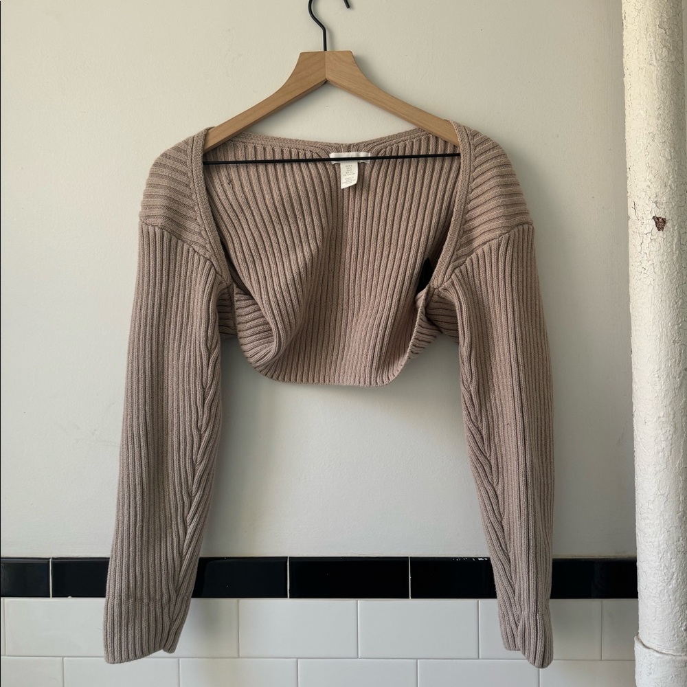 H&M Ribbed Bolero